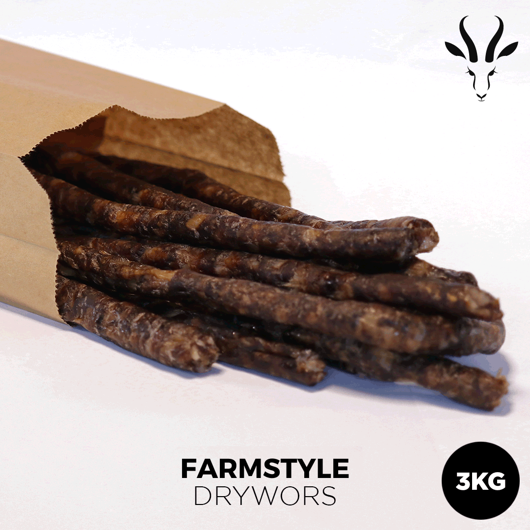 Farm Style Game Drywors Infused With Wagyu Fat