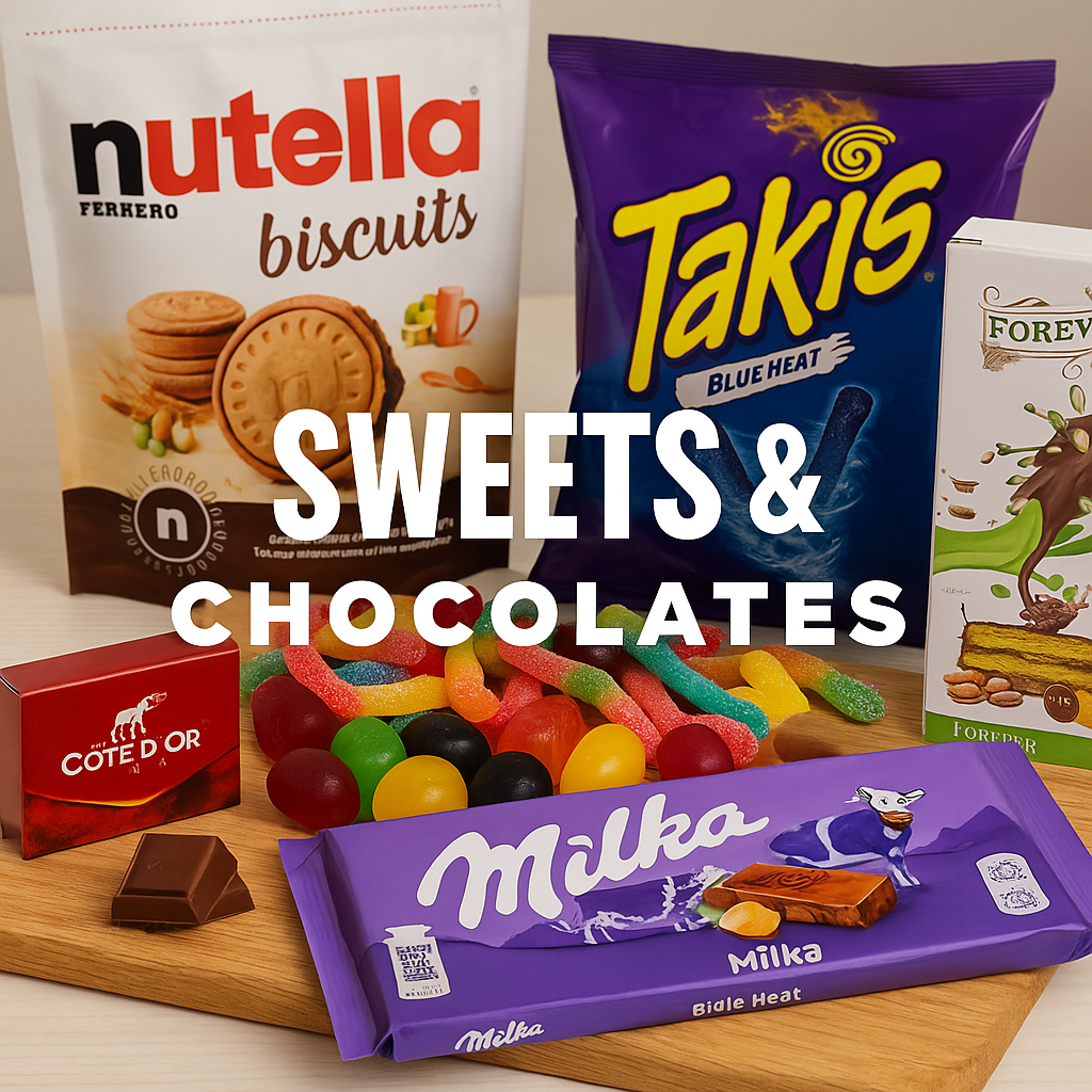 Imported chocolates - Milka, Côte D’Or and Dubai favourites with local sweets | Biltong Boytjies SA