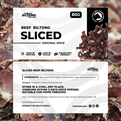Sliced Biltong Snack Pack Sets
