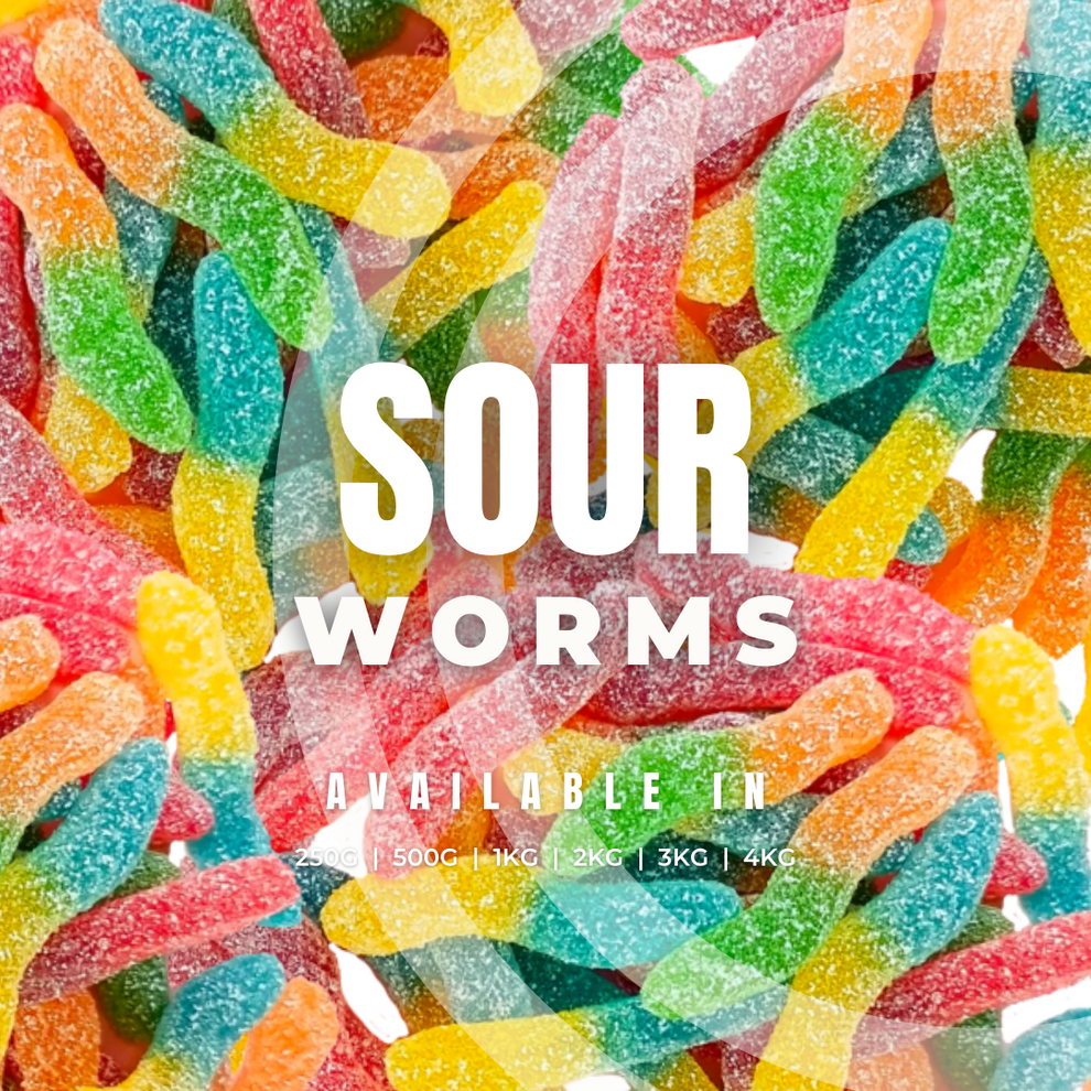 Biltong Boytjies Sour Worm Sweets From Biltong Boytjies - South Africa ...