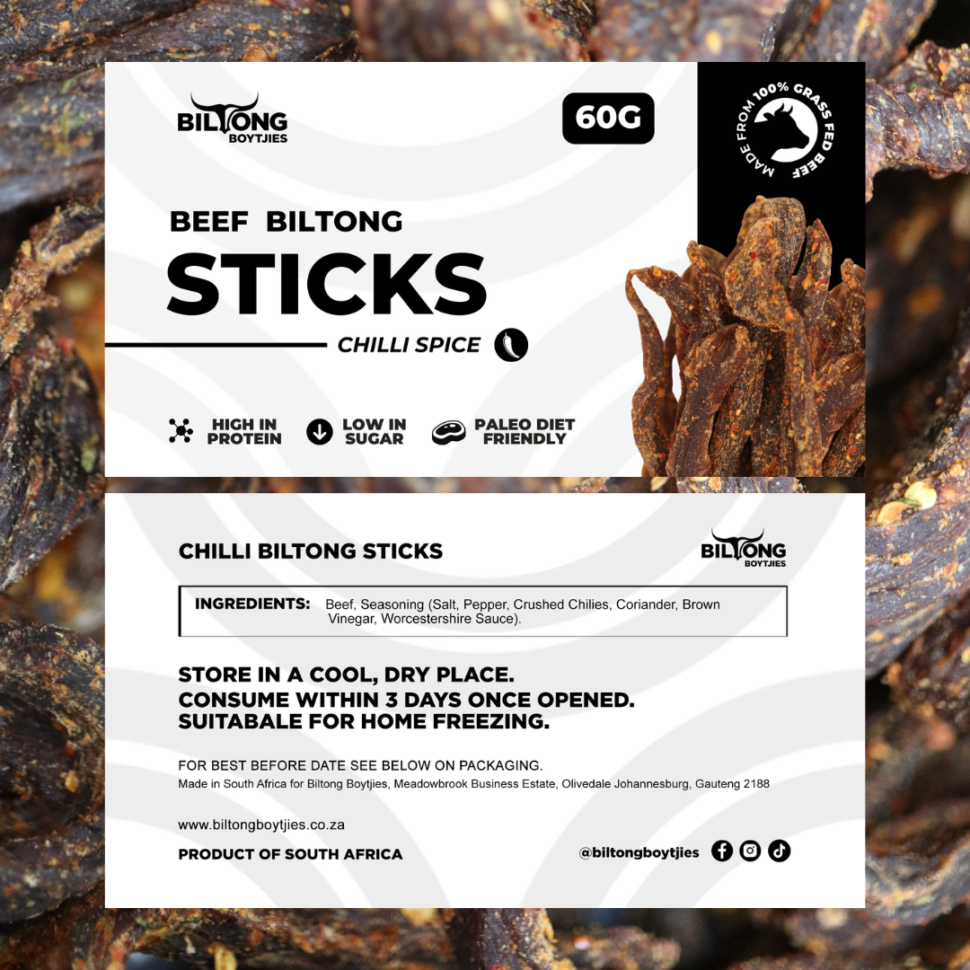 Biltong Sticks Snack Pack Sets