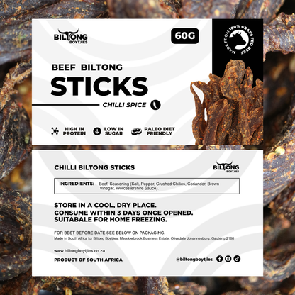 Biltong Sticks Snack Pack Sets
