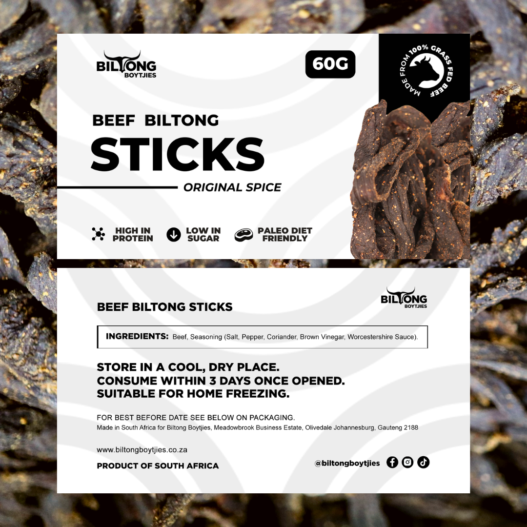 Biltong Sticks Snack Pack Sets