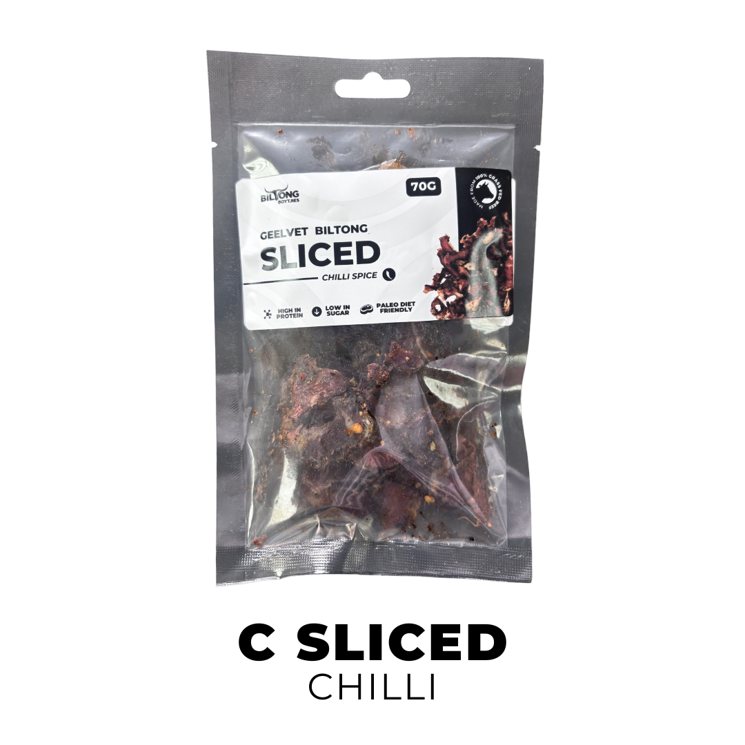 C Grade Sliced Biltong Snack Pack Sets