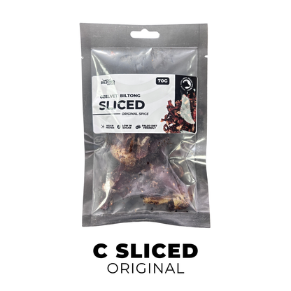 C Grade Sliced Biltong Snack Pack Sets