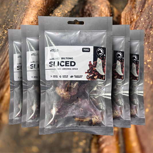 C Grade Sliced Biltong Snack Pack Sets