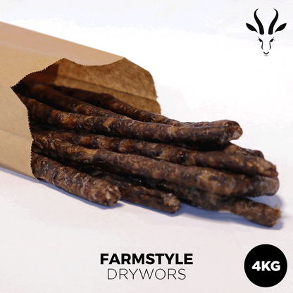 Farm Style Game Drywors Infused With Wagyu Fat