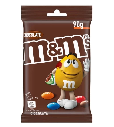 M&Ms Candy Coated Chocolate (90g)