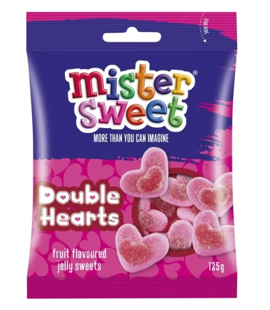 Mister Sweet Gums Double Hearts (125g)