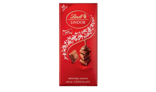 Lindt LINDOR Milk Chocolate Slabs